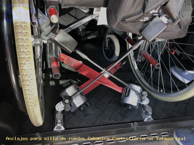 Sujección de silla de ruedas Cebanico Castrotierra de Valmadrigal